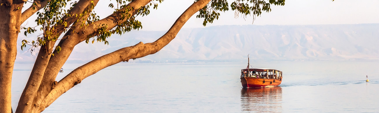 Boat ride on Sea of Galilee - Tiberias, Israel