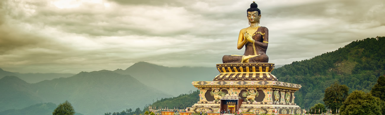 Lord Buddha Statue at Rabangla - Sikkim, India